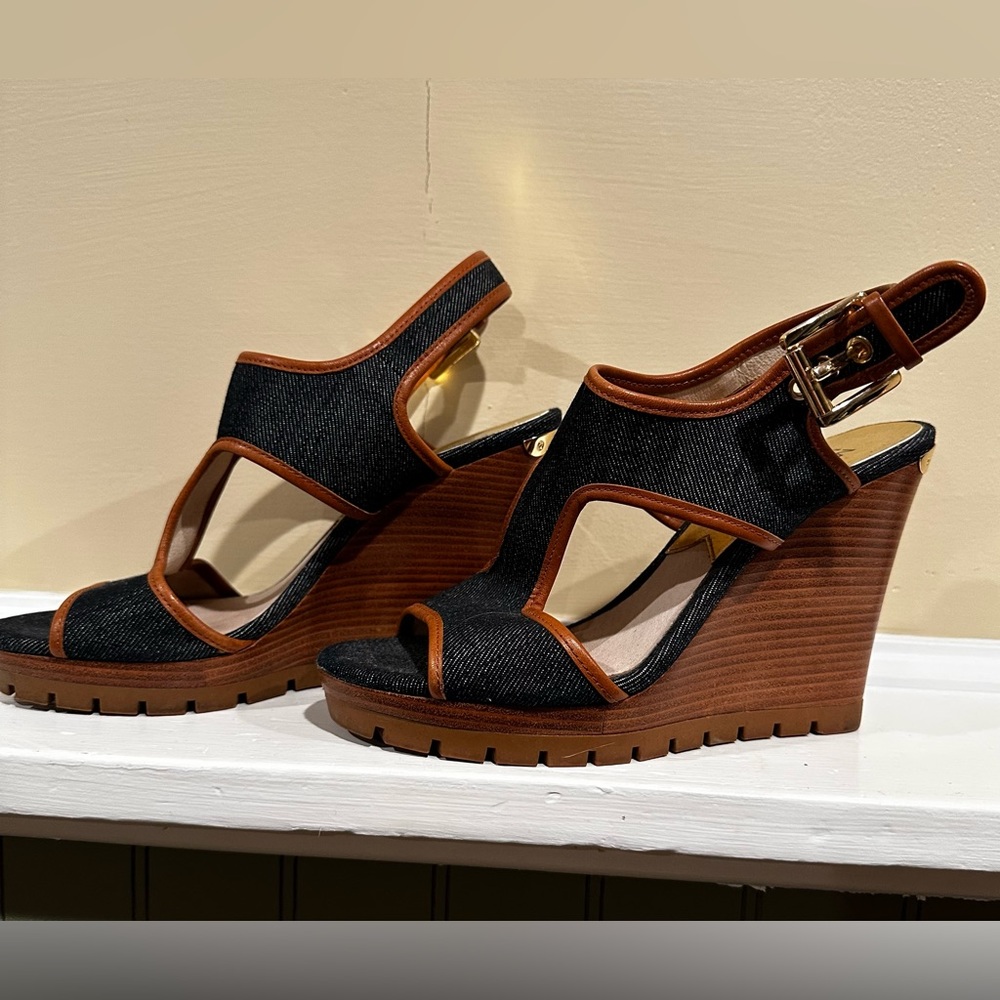 Michael Kors Denim wedges